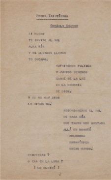 poema tristísimo